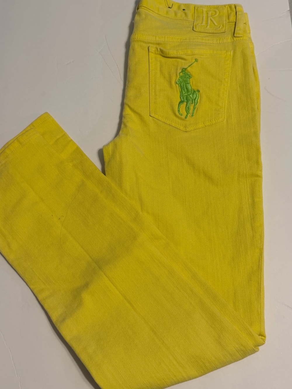 Polo by Ralph Lauren Yellow Slim Kids Jeans